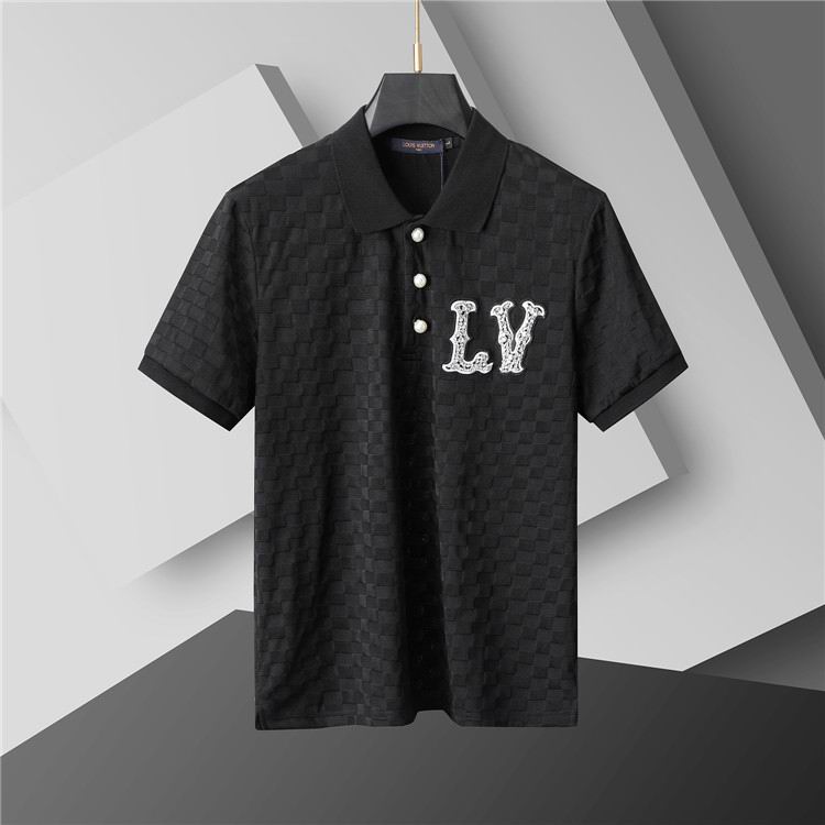 Louis Vuitton POLO shirts men-LV61820A